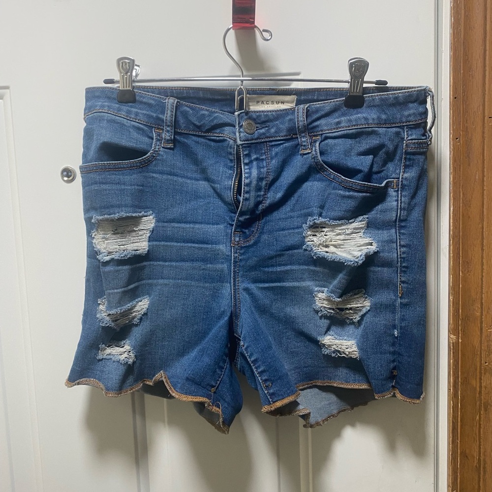 PacSun Los Angeles Super Stretch Shortie Denim Shorts - Size 29